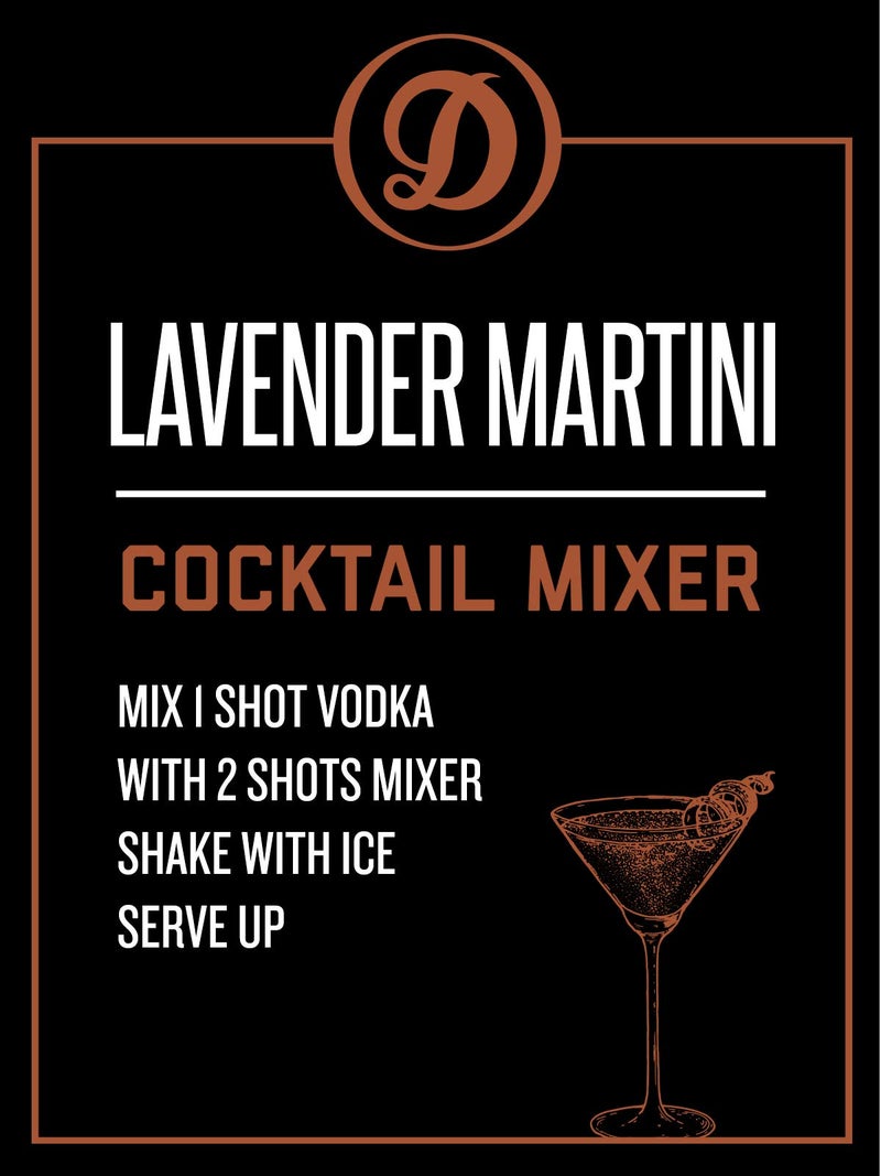 Daniel’s Broiler, Lavender Martini Cocktail Mixer, Straight from our Steakhouse, Just Add Spirits & Garnish, Small Batch Craft Cocktails made with Lavender, Lemon, Cranberry & Organic Sugar (375 ml) - Image 5